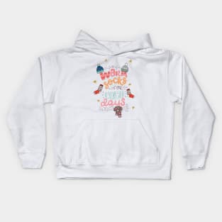 Warm Socks For Cold Days Kids Hoodie